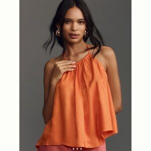 NWT Anthropologie Asymmetrical Silky Swing Tank Size XL